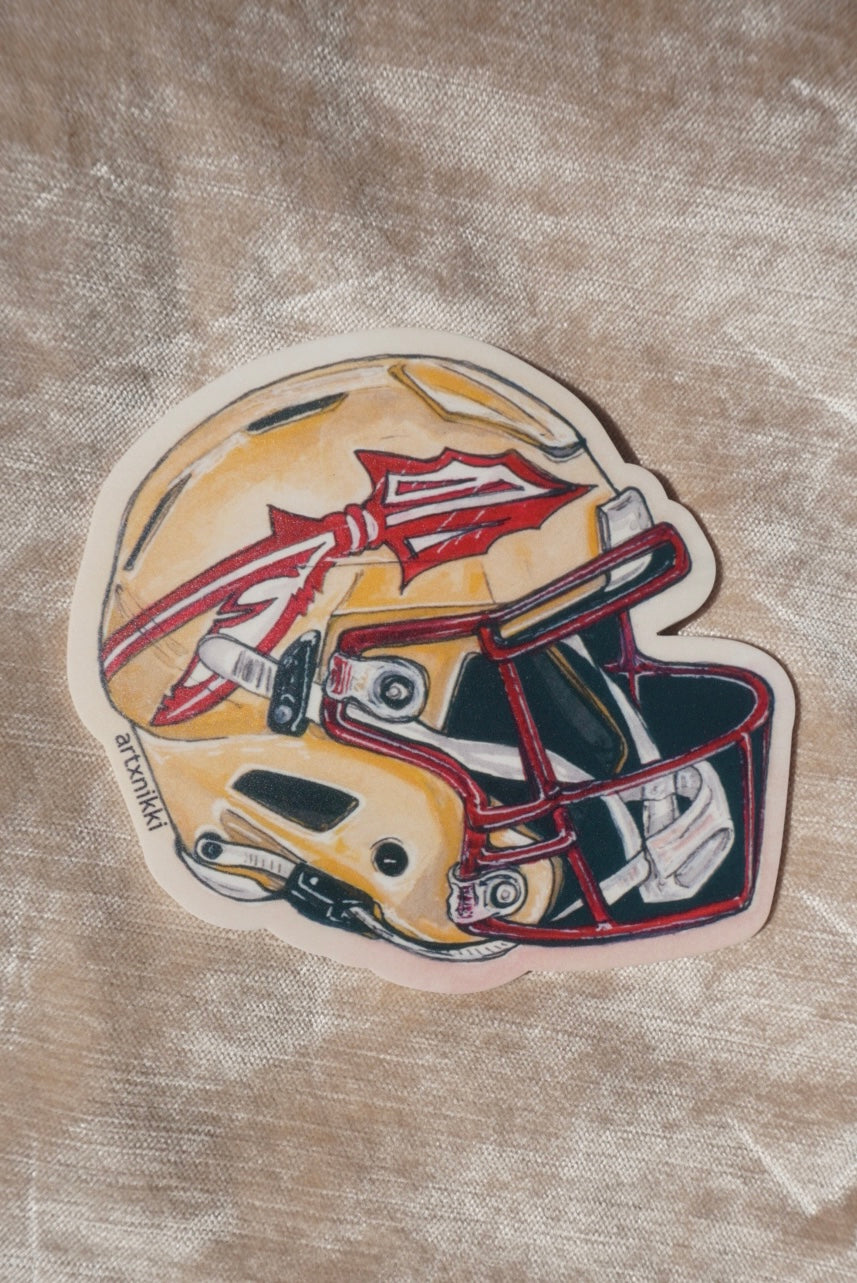 FSU Football Helmet Coaster