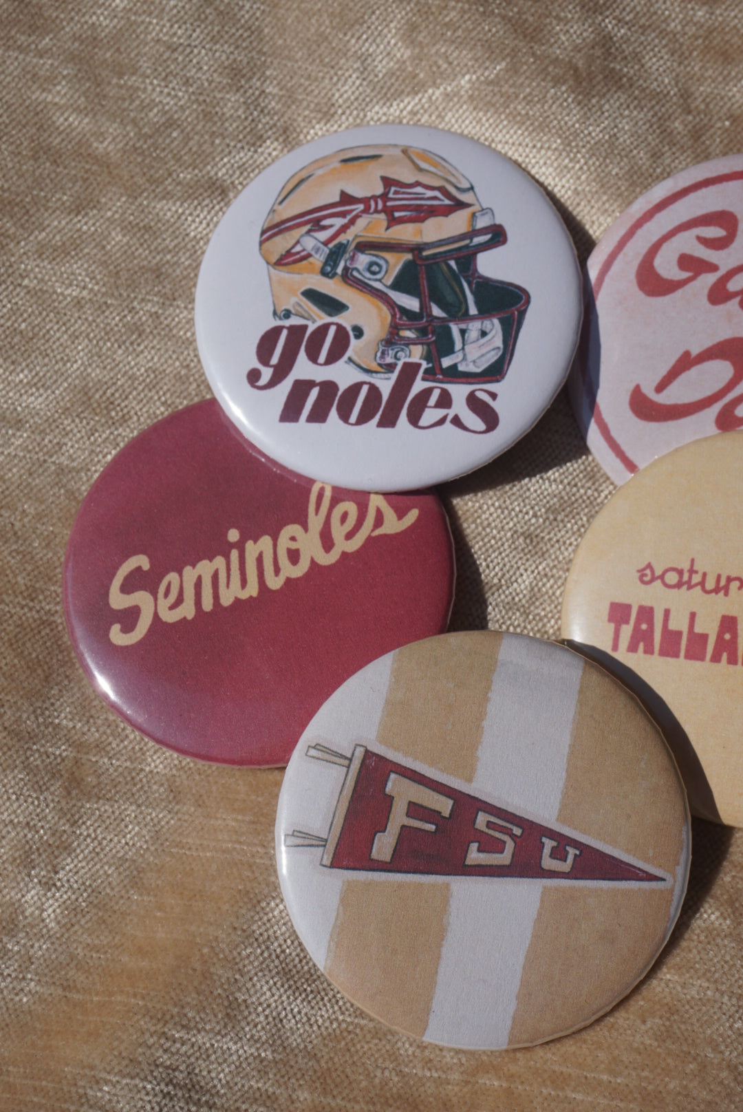 FSU Seminoles Button