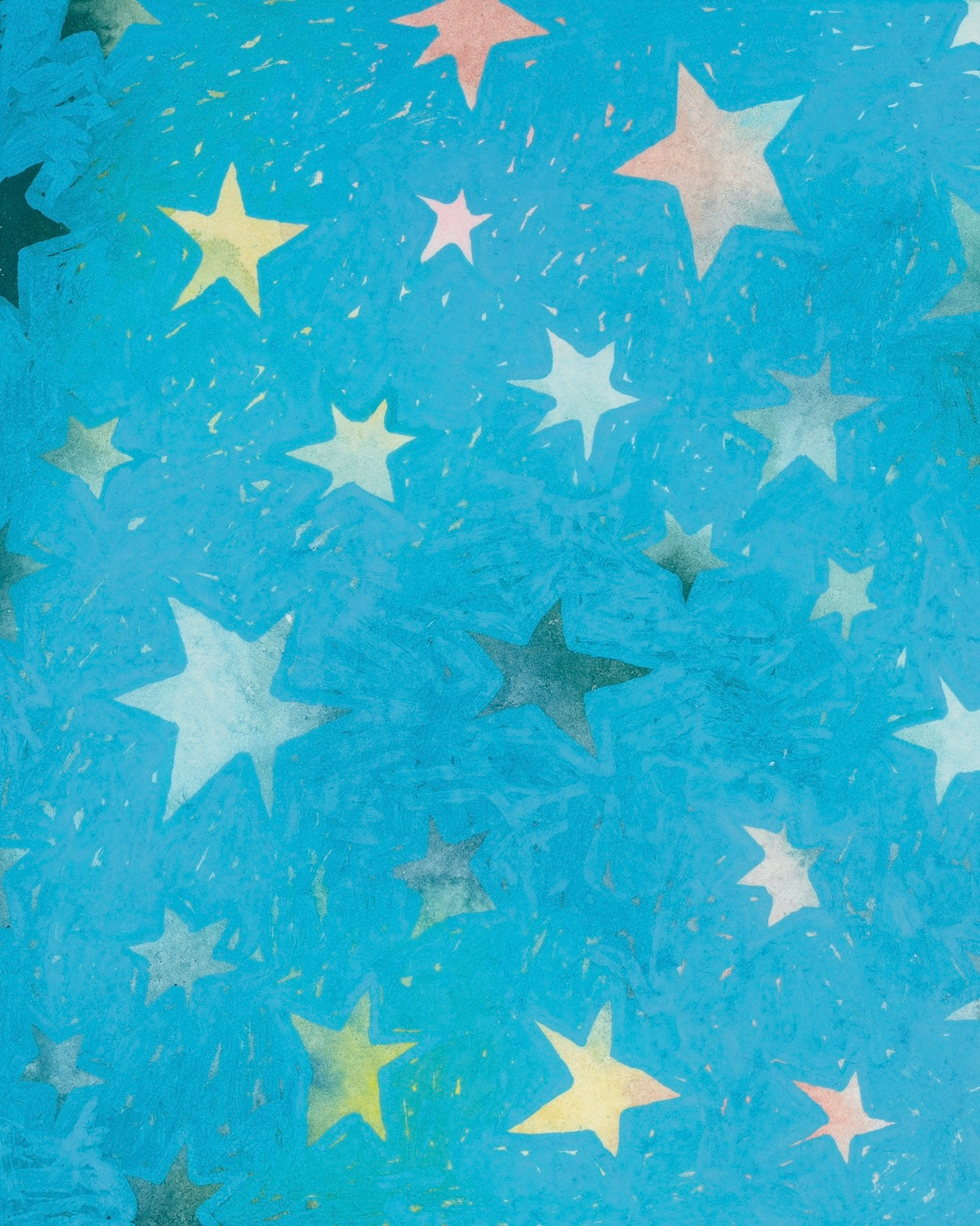 Blue Stars Fine Art Print