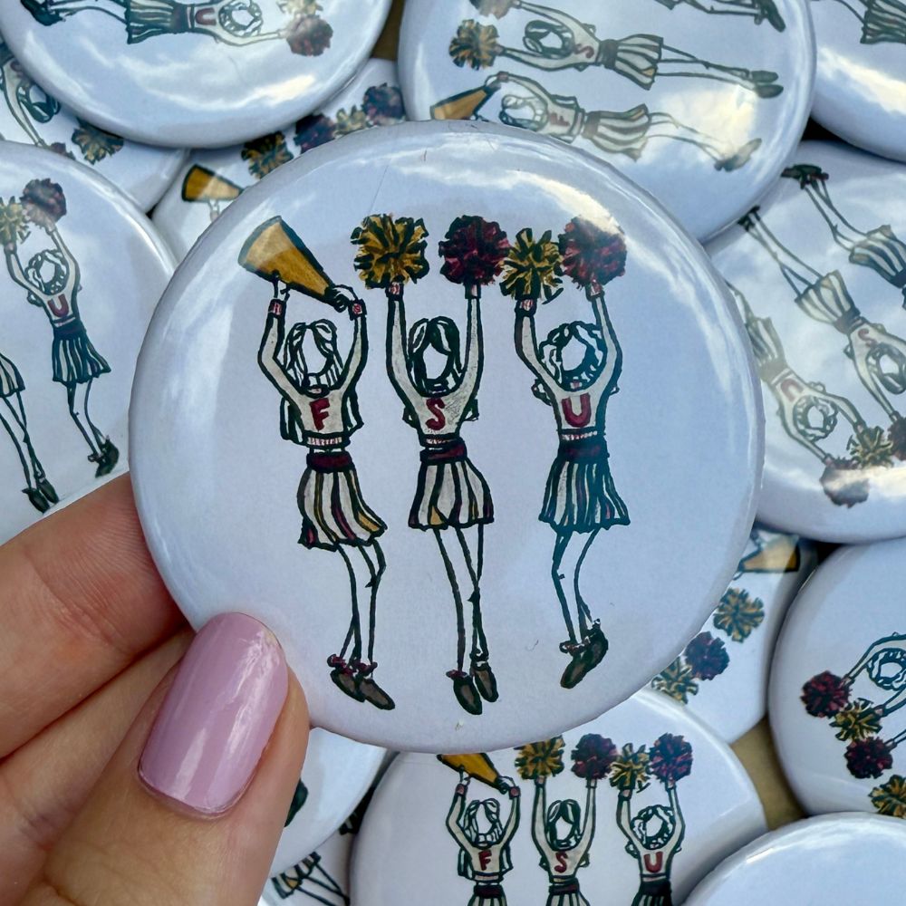 FSU Cheerleaders Button