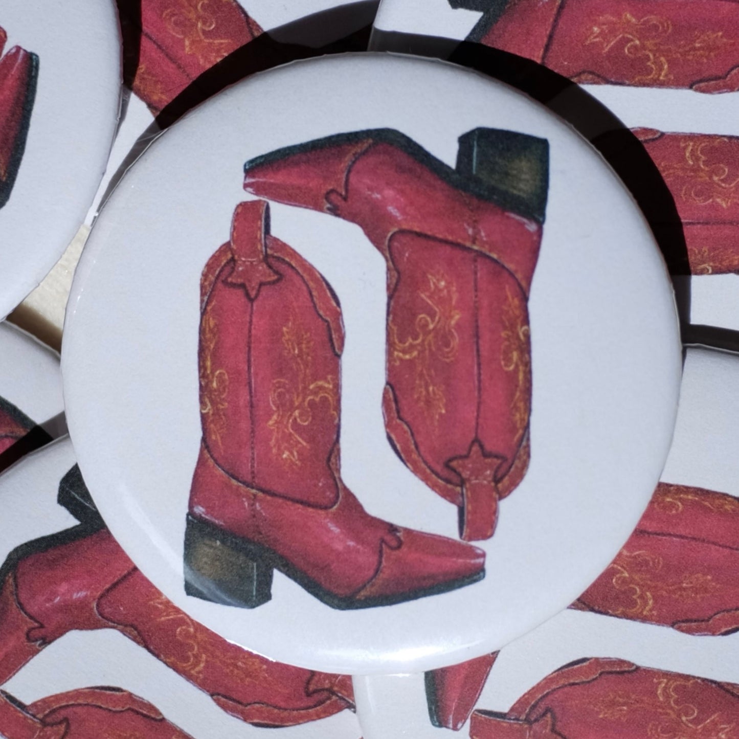 Florida State Cowboy Boots Button
