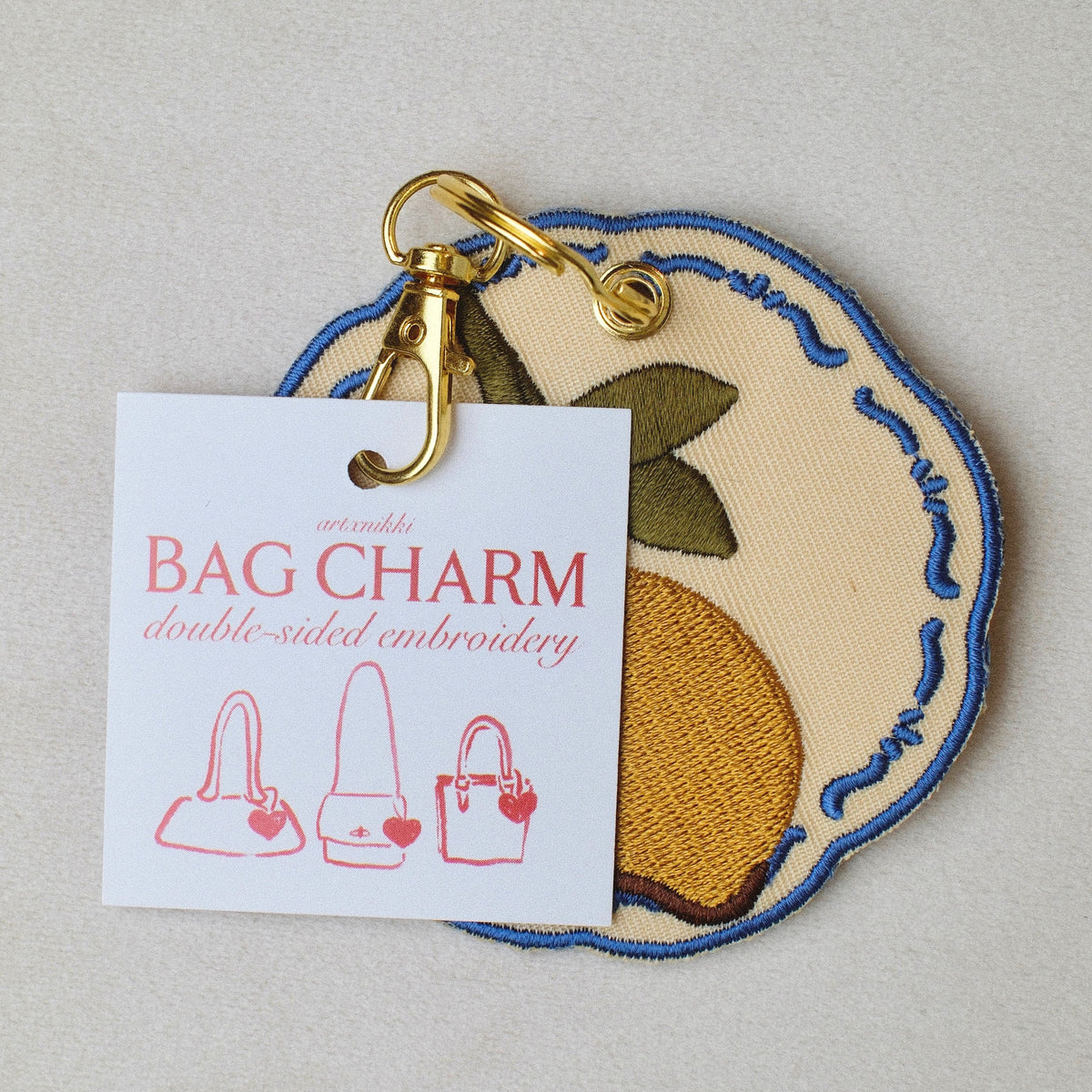Lemon Bag Charm