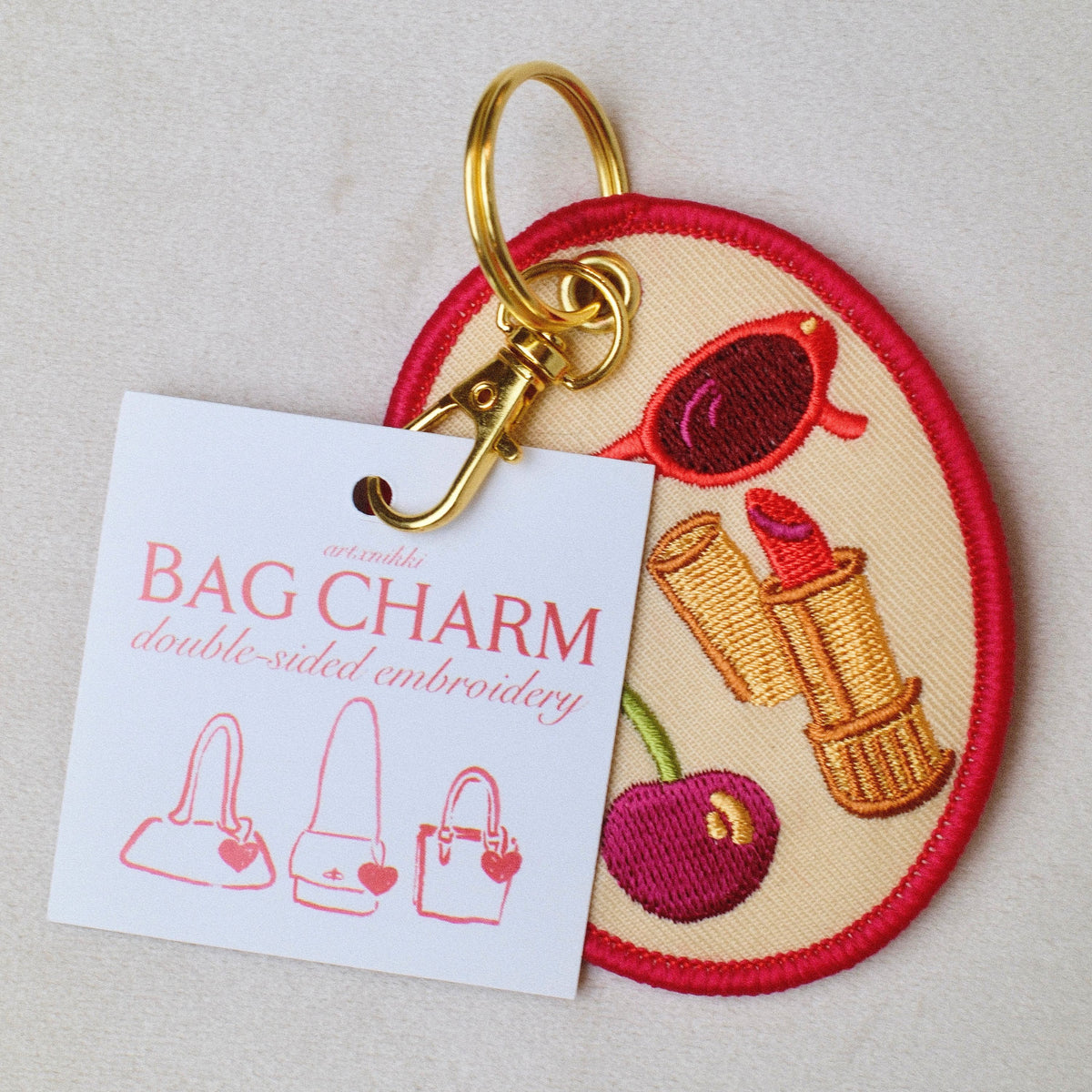 Girl on the Go! Bag Charm