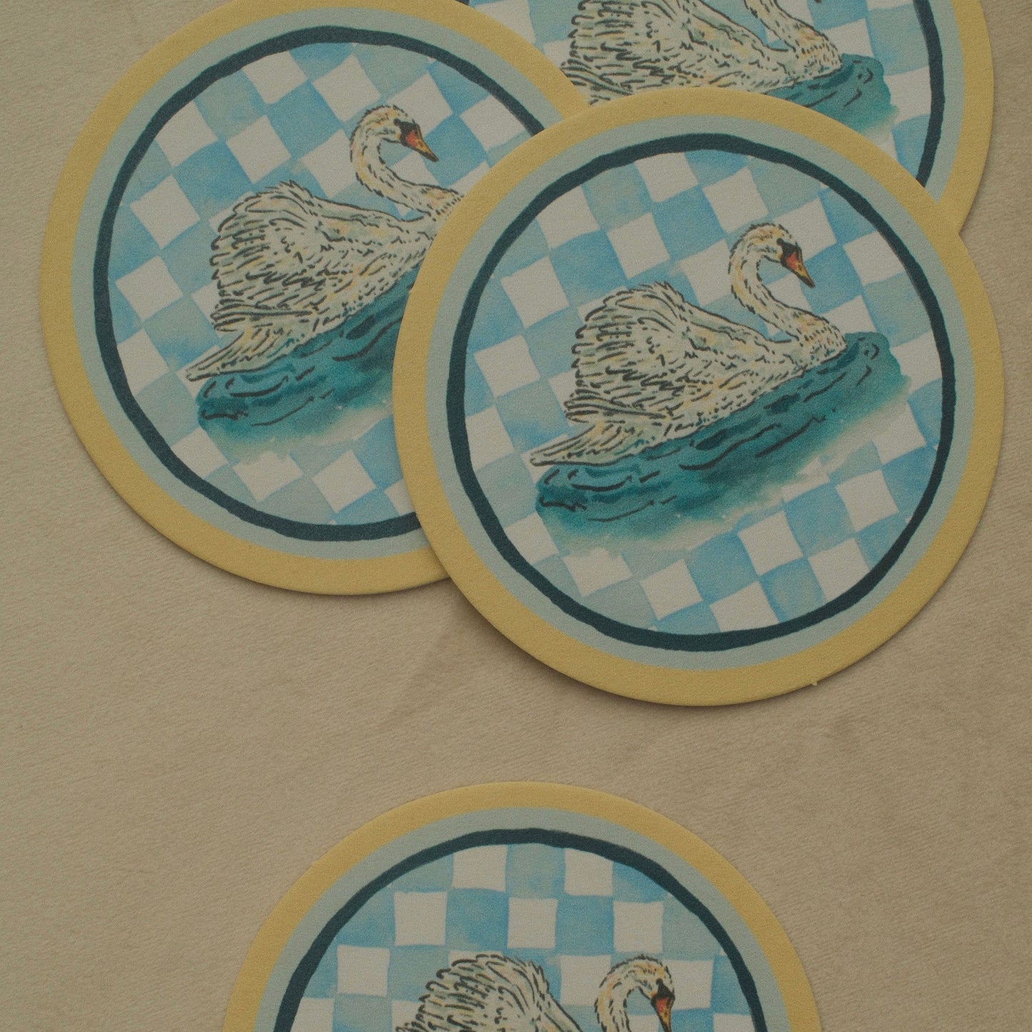 Swan Coaster Set of 4