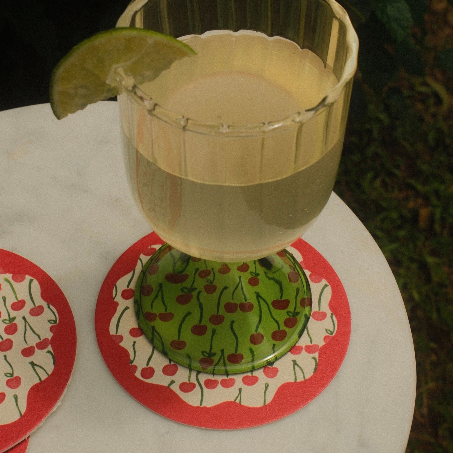 Cherries Coaster Set of 4