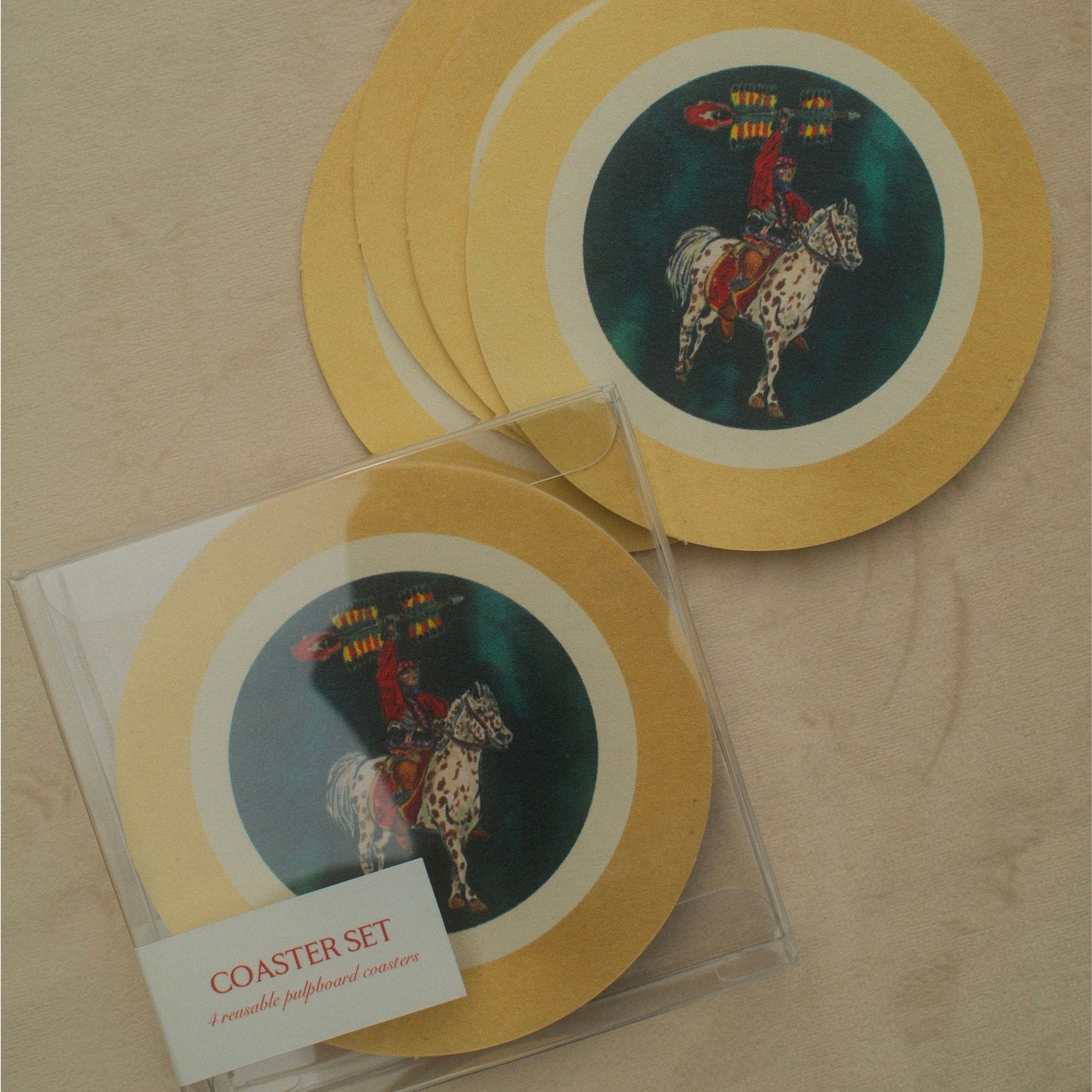 FSU Osceola and Renegade Coaster Set of 4