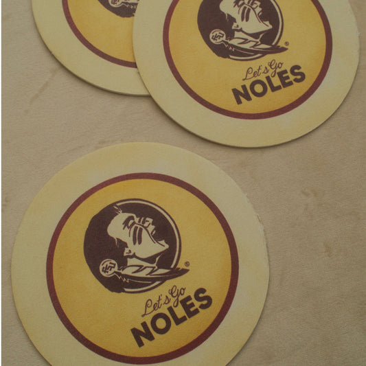 FSU Logo Coaster Set of 4