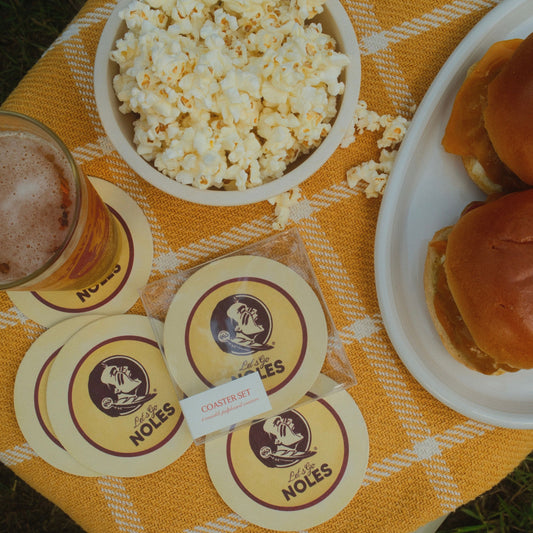FSU Logo Coaster Set of 4