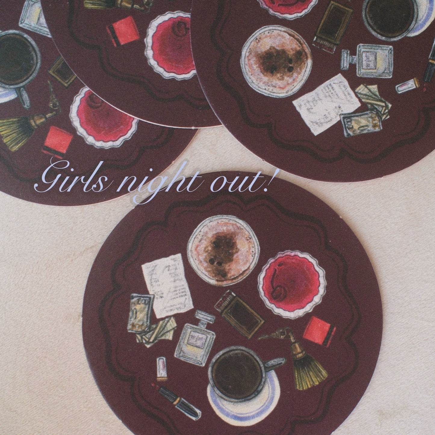 Girls Night Out! Coaster Set of 4