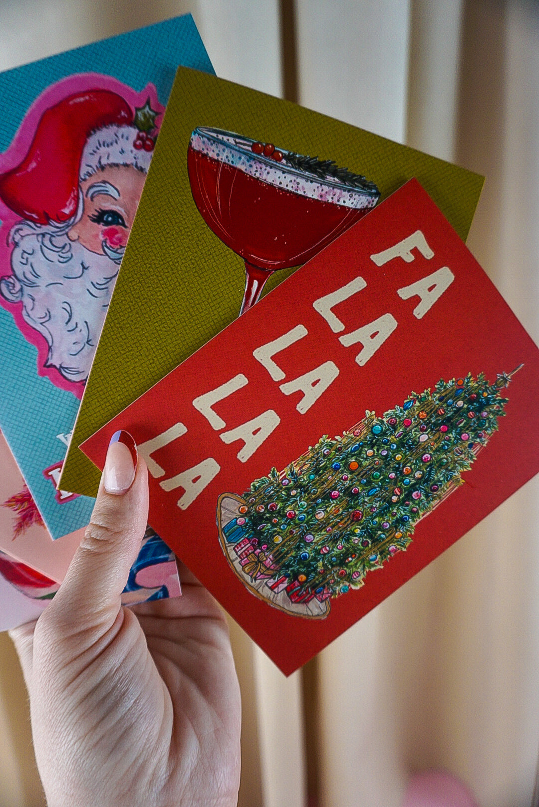 Holiday Card Set of 10 + Envelopes