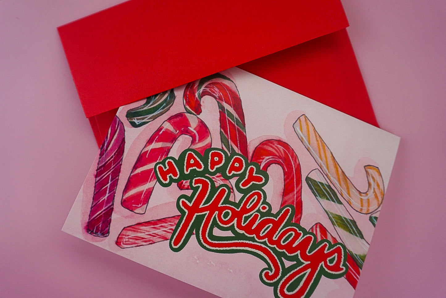 Holiday Card Set of 10 + Envelopes