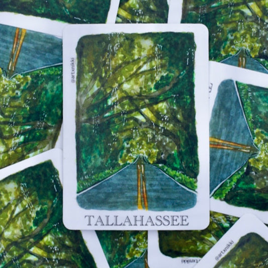 Tallahassee Canopy Road Sticker