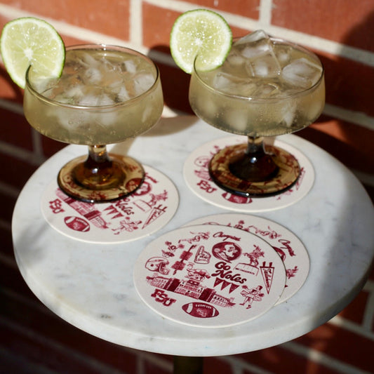 FSU Football Tailgate Coaster Set of 4