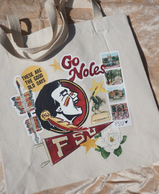 FSU Collage Tote Bag