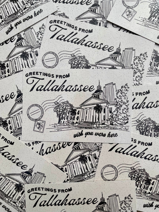 Greetings from Tallahassee Postcard