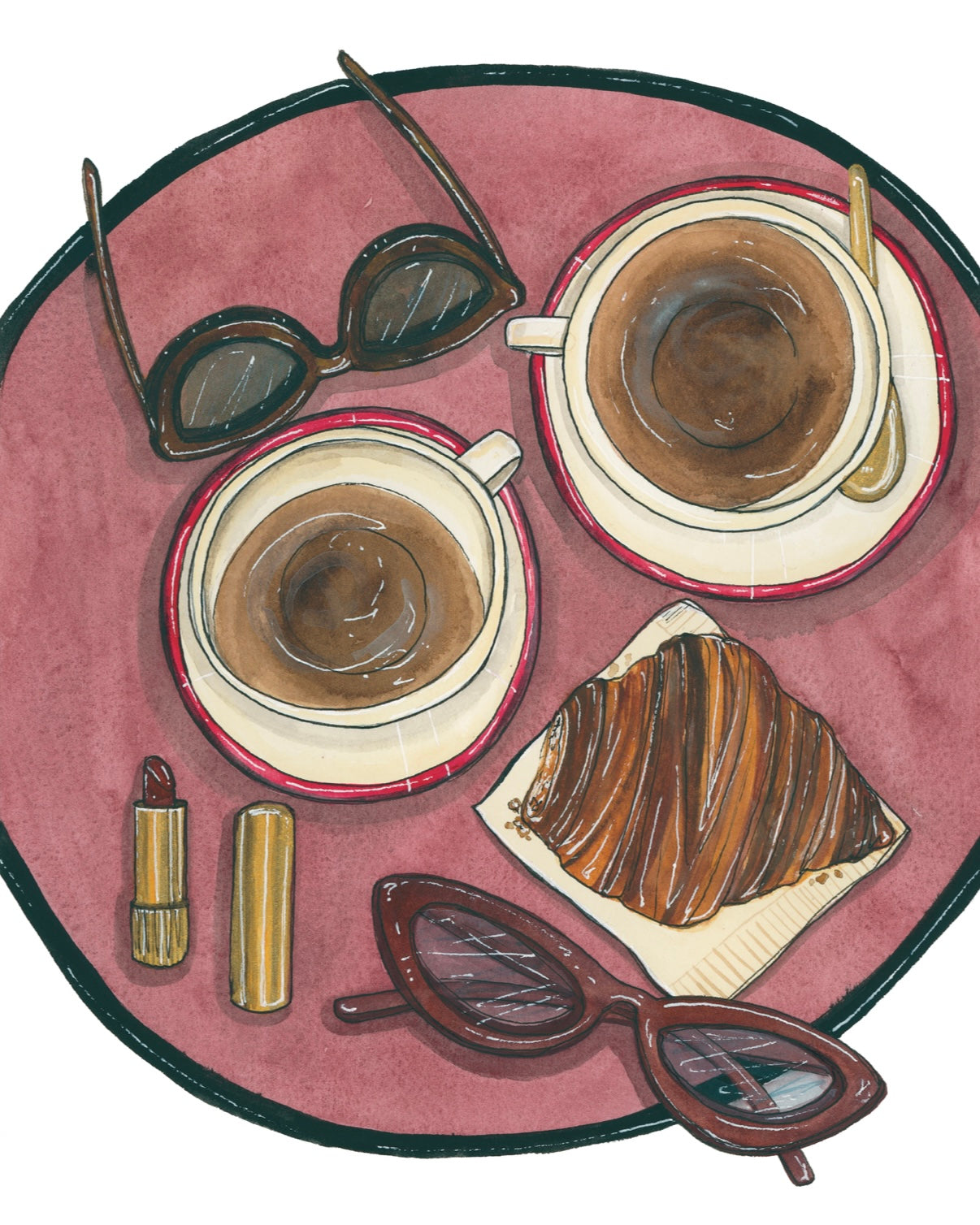 Afternoon Coffee Fine Art Print