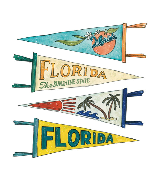 Florida Pennants Fine Art Print