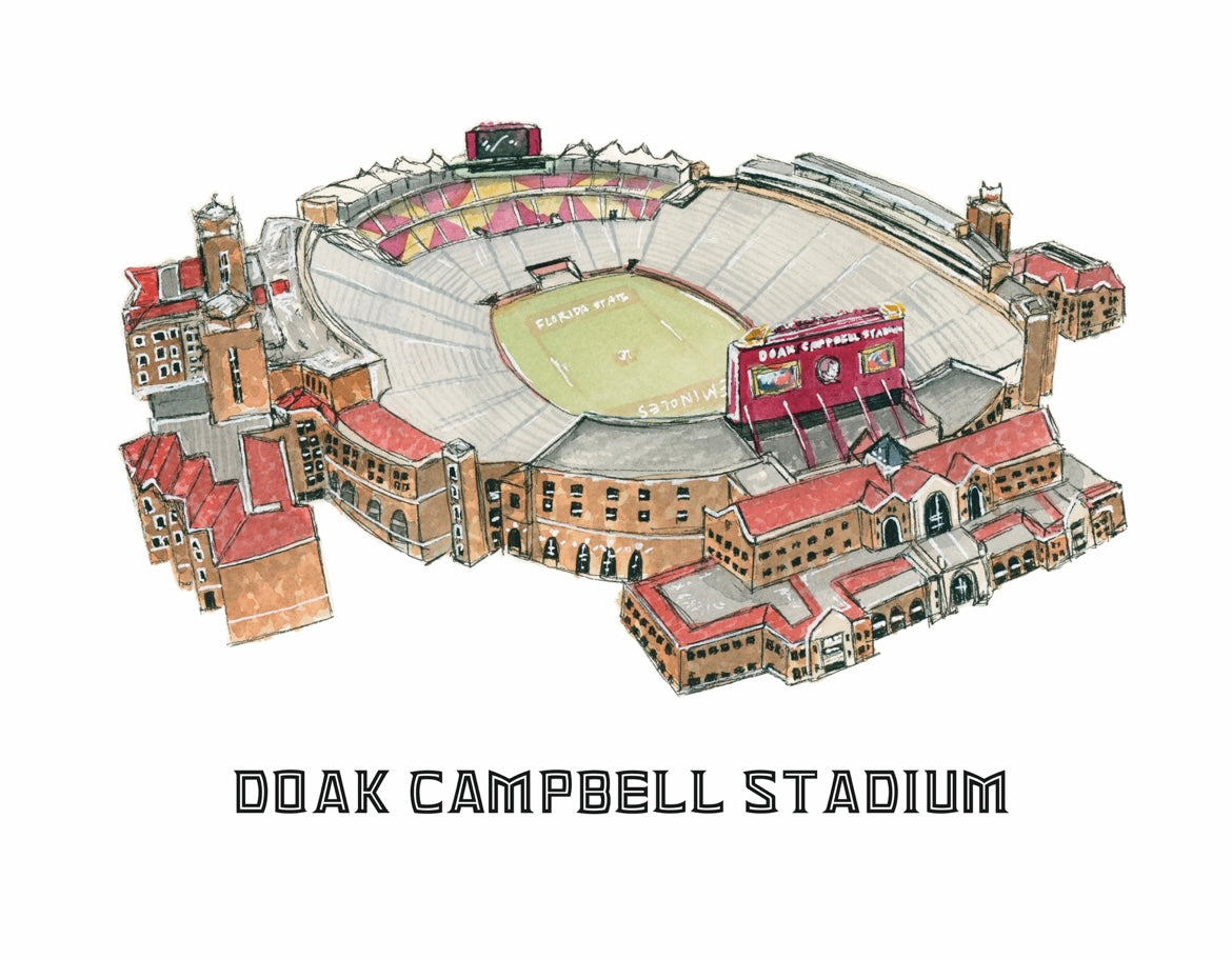 FSU Doak Campbell Stadium Print