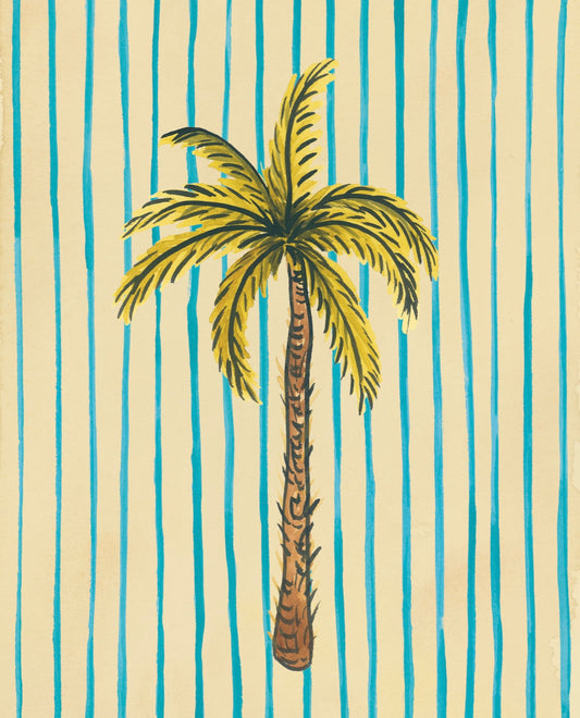 Palms and Stripes Fine Art Print