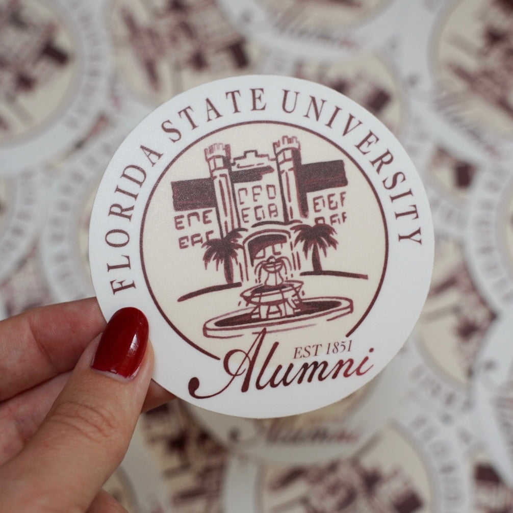 Fsu Sticker Designs FSU Alumni Sticker – artxnikki