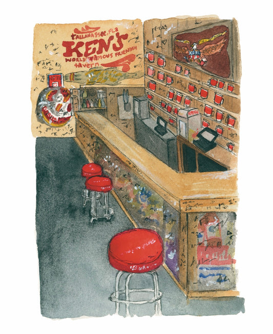 Tallahassee Bars Ken‘s Tavern at The Strip Print