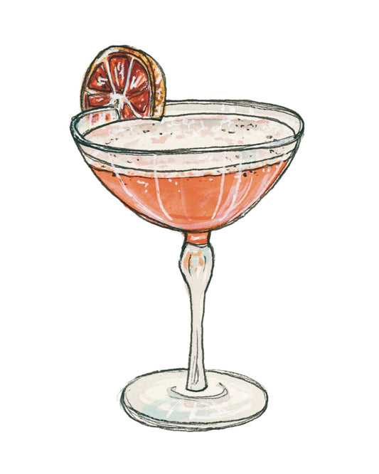 Tequila Sour Cocktail Art Print