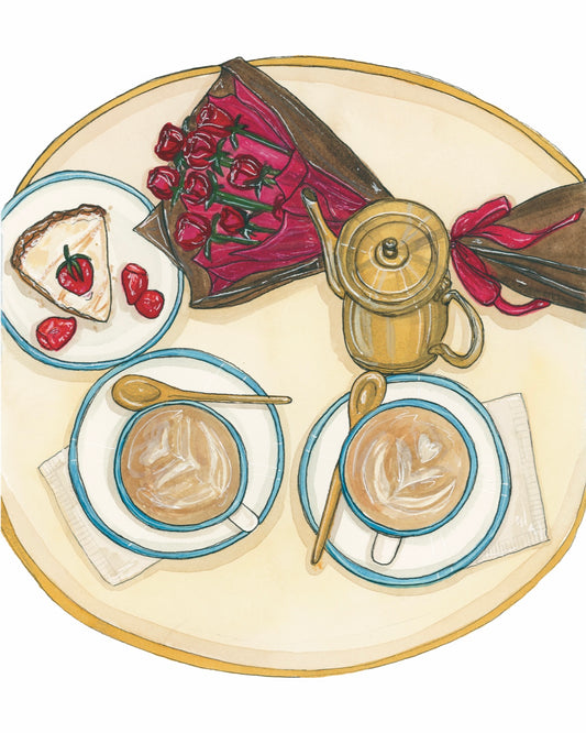 Coffee Date Fine Art Print