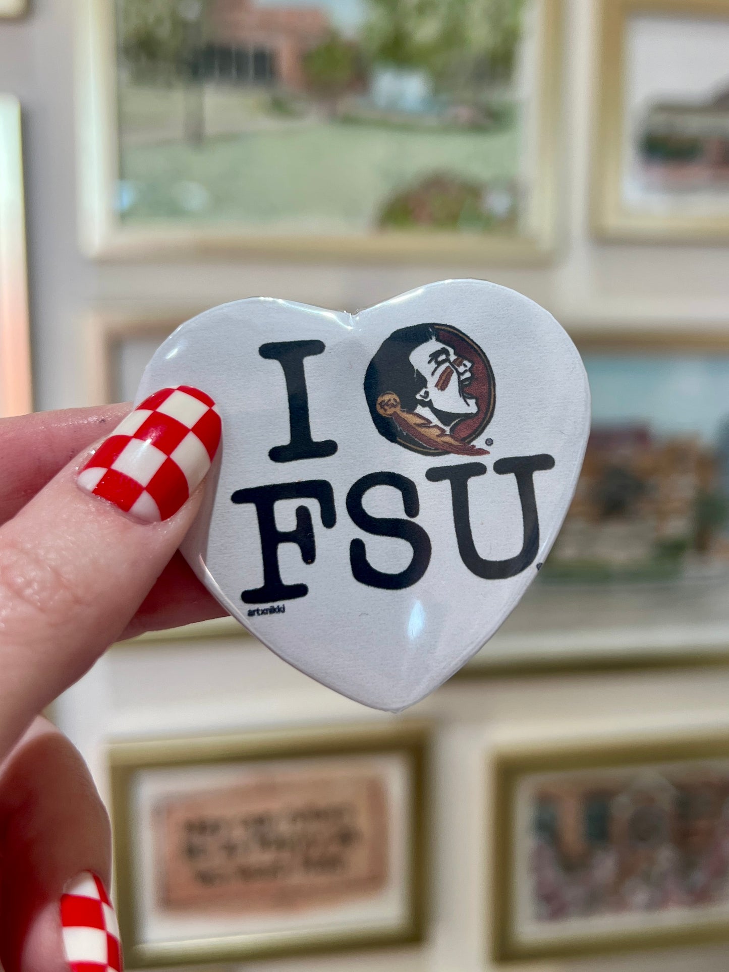 I Heart FSU button