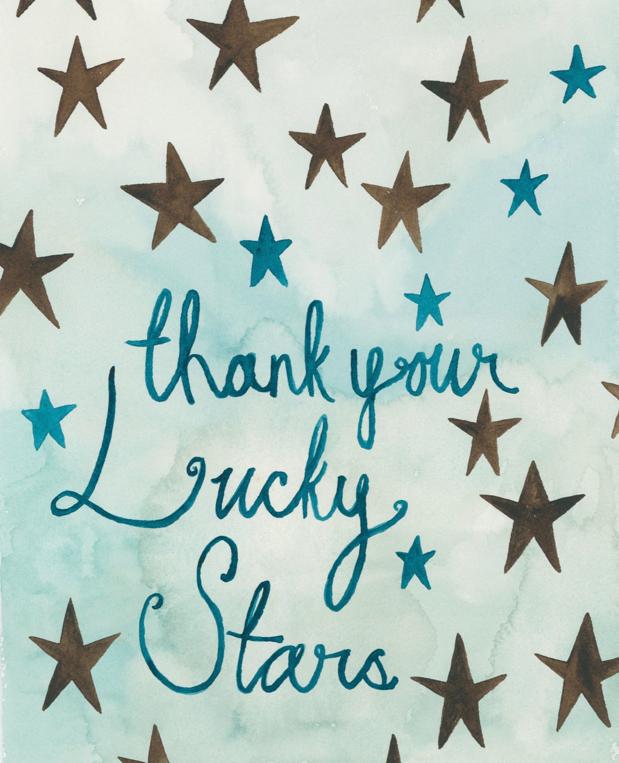 Thank Your Lucky Stars Fine Art Print