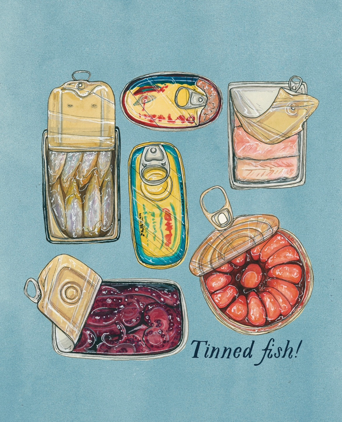 "Tinned Fish!" Art Print