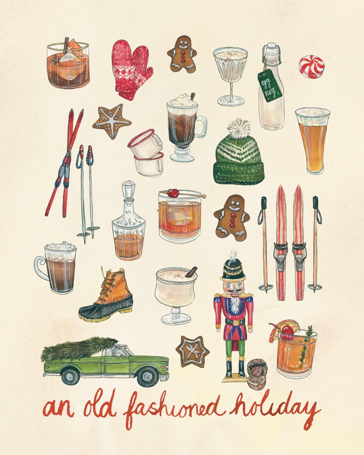 An Old Fashioned Holiday Fine Art Print