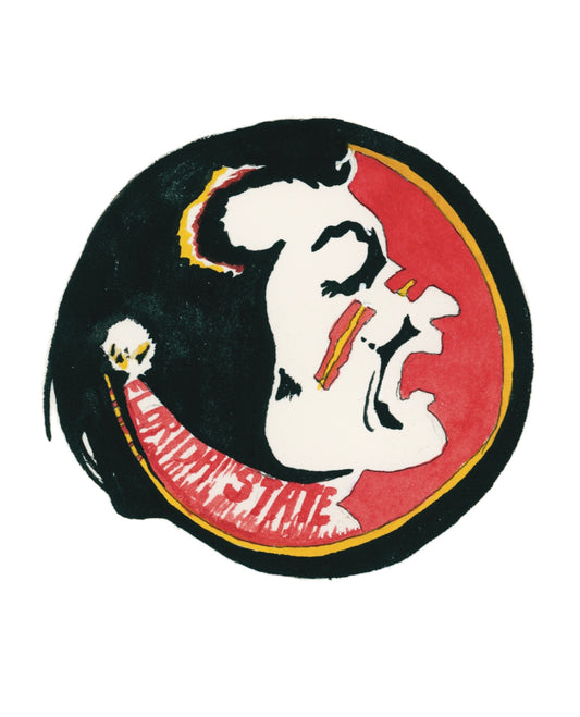 FSU Vintage Logo Art Print