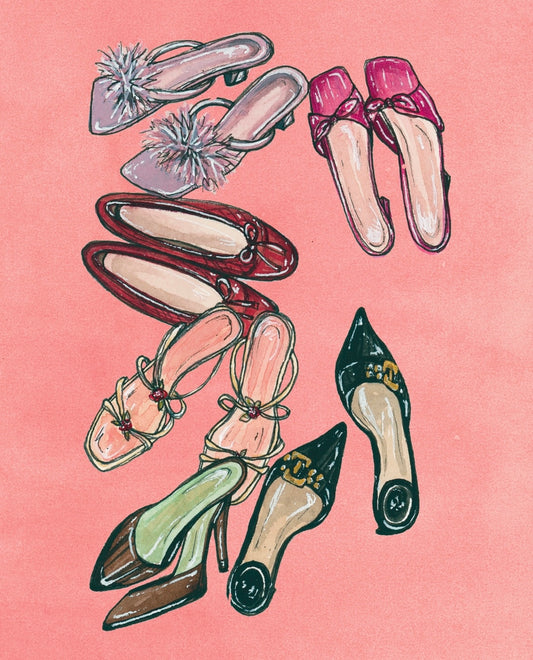 Never Too Many Shoes Fine Art Print