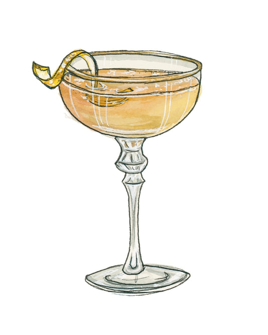 Bee's Knees Cocktail Art Print