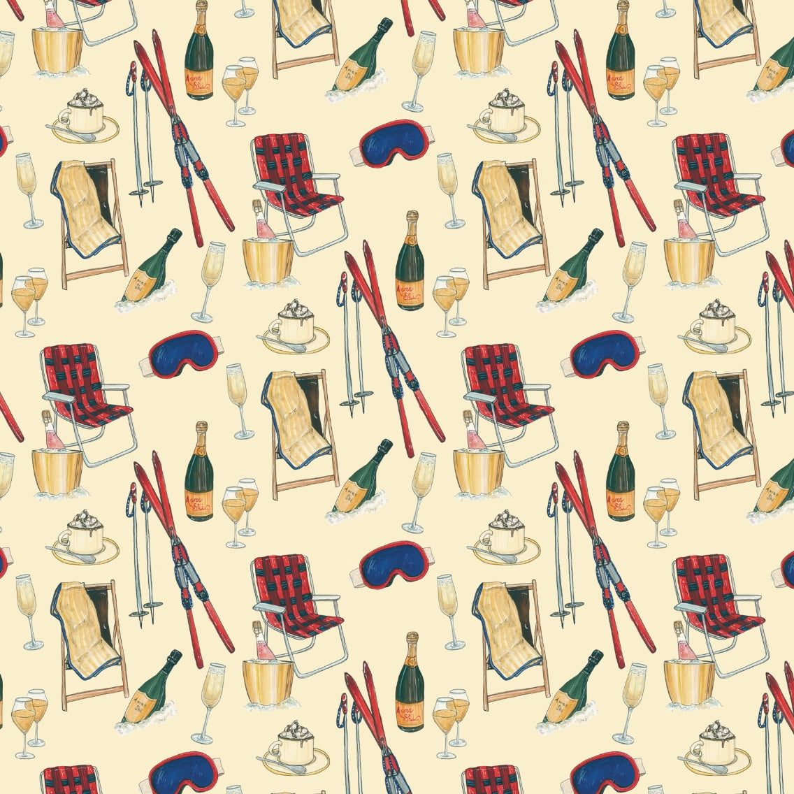 Après Ski Wrapping Paper