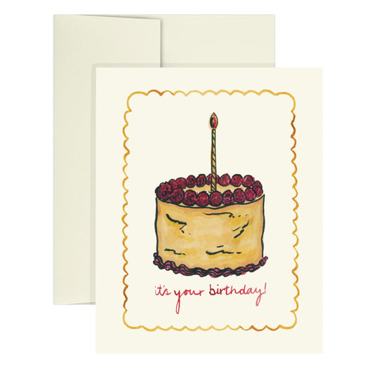 "it's your birthday!" Cake Greeting Card