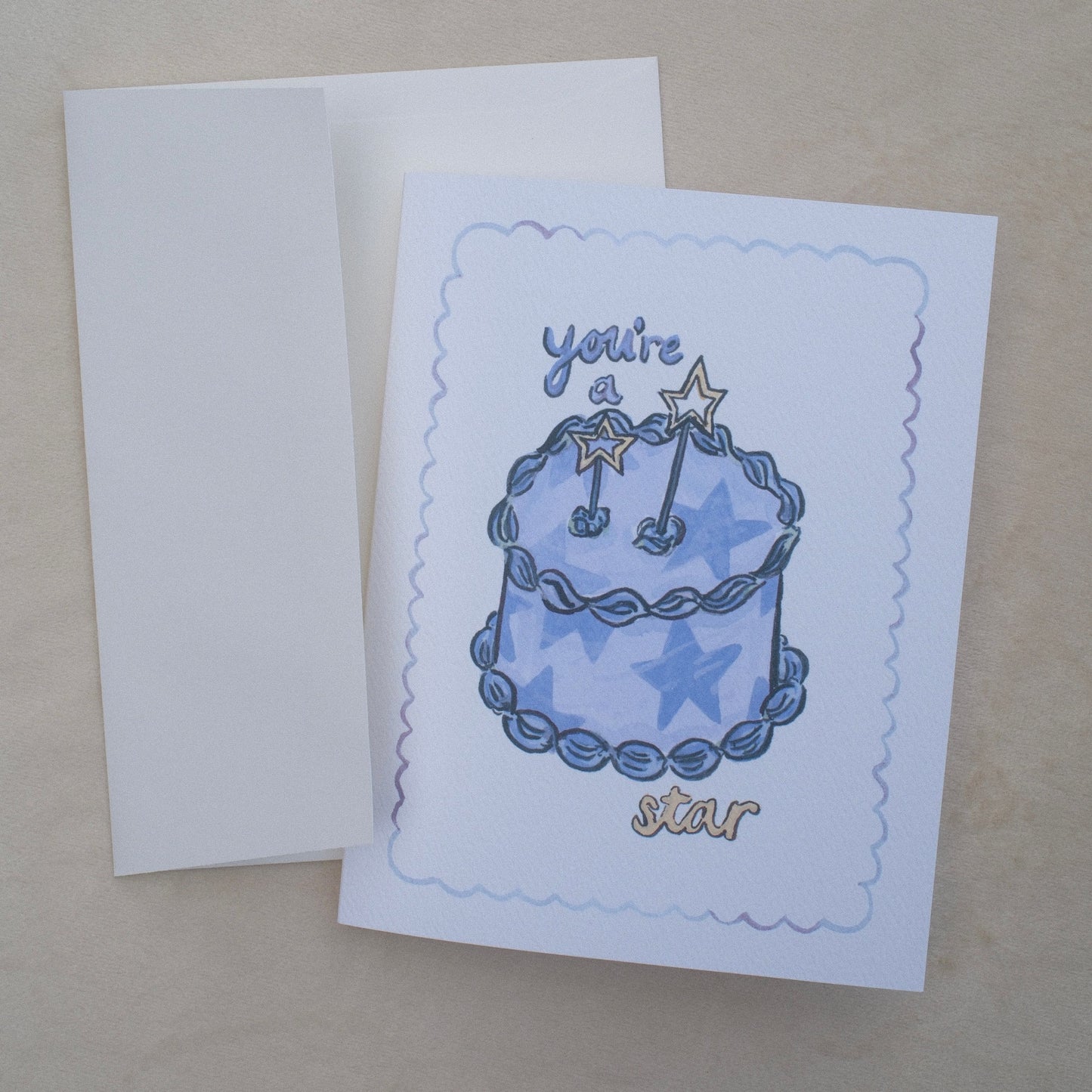 You're a Star Cake Greeting Card