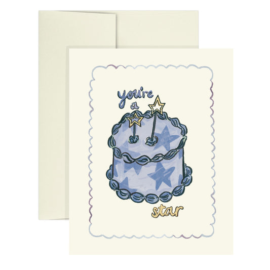 You're a Star Cake Greeting Card