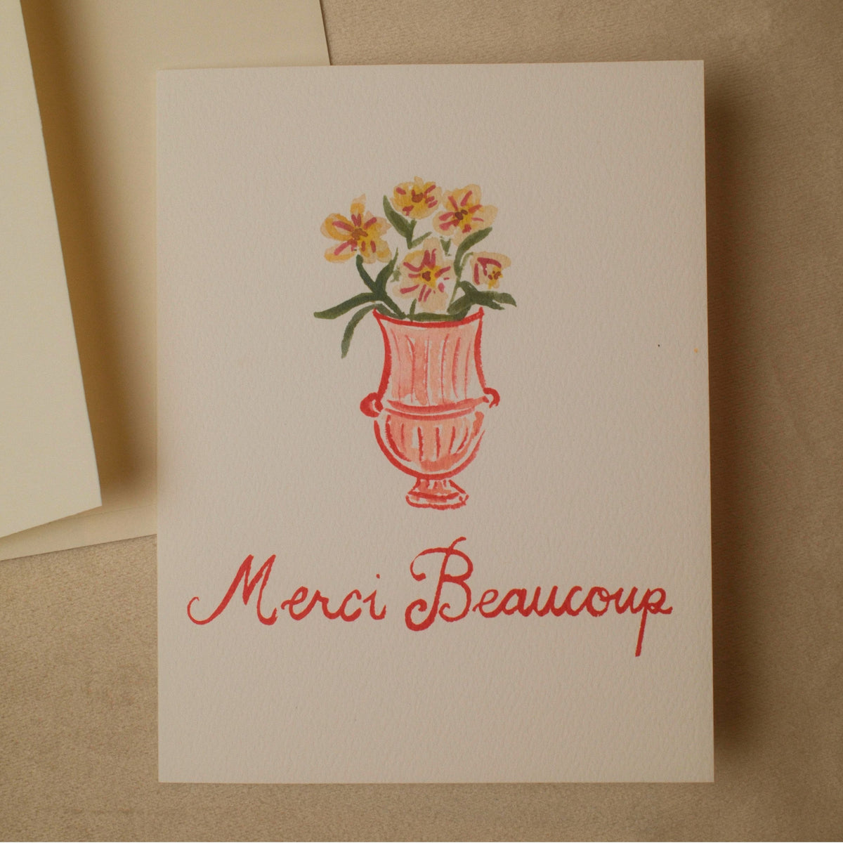 "Merci Beaucoup" Greeting Card