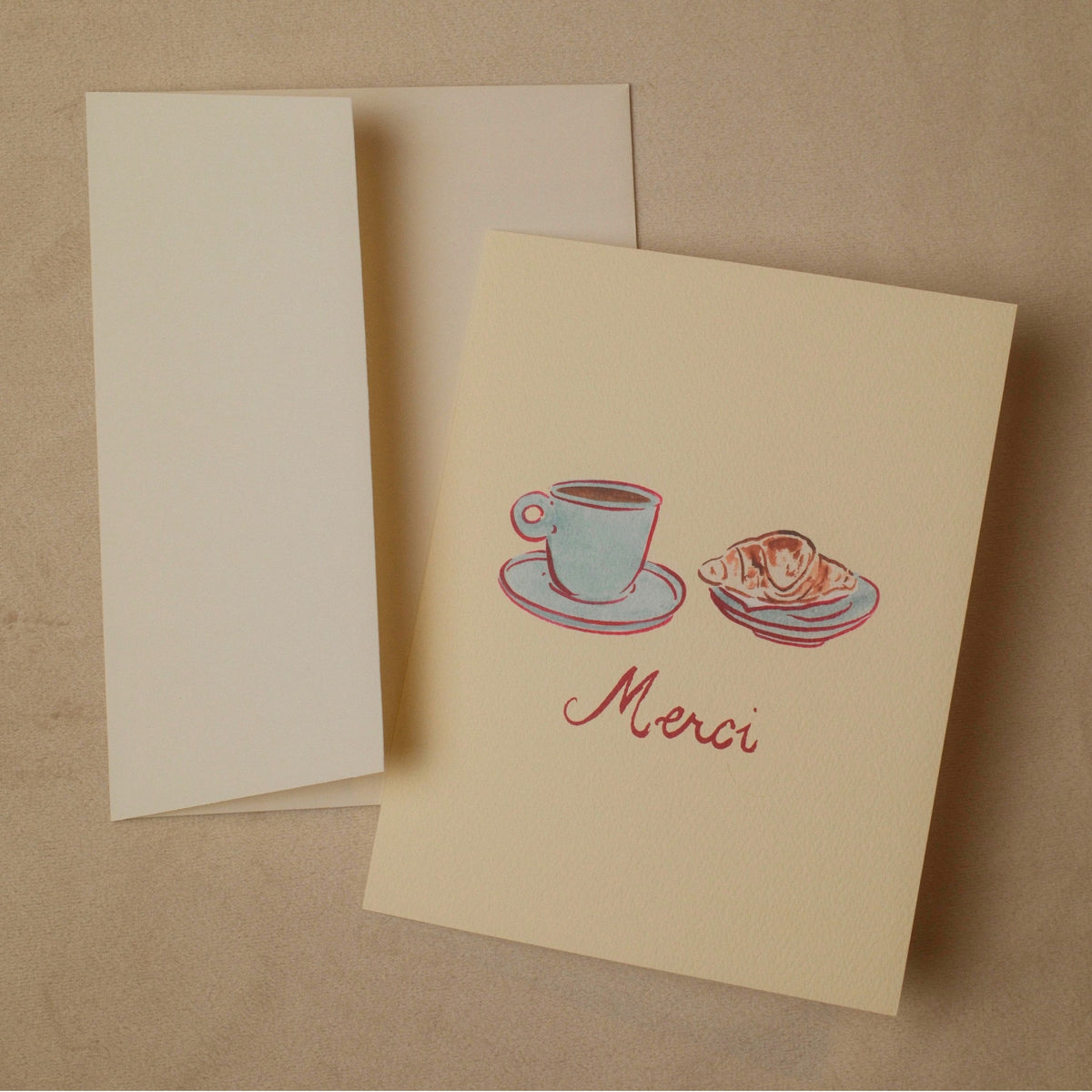 "Merci" Greeting Card