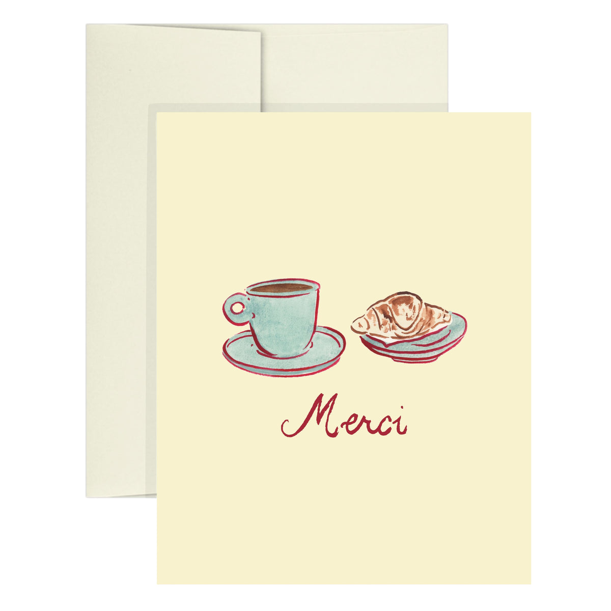 "Merci" Greeting Card