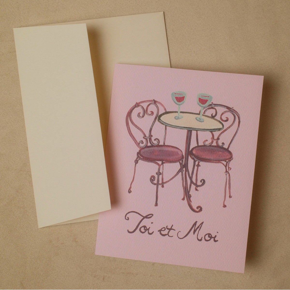 "toi et moi" Greeting Card