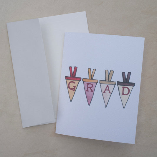 "GRAD" FSU Greeting Card