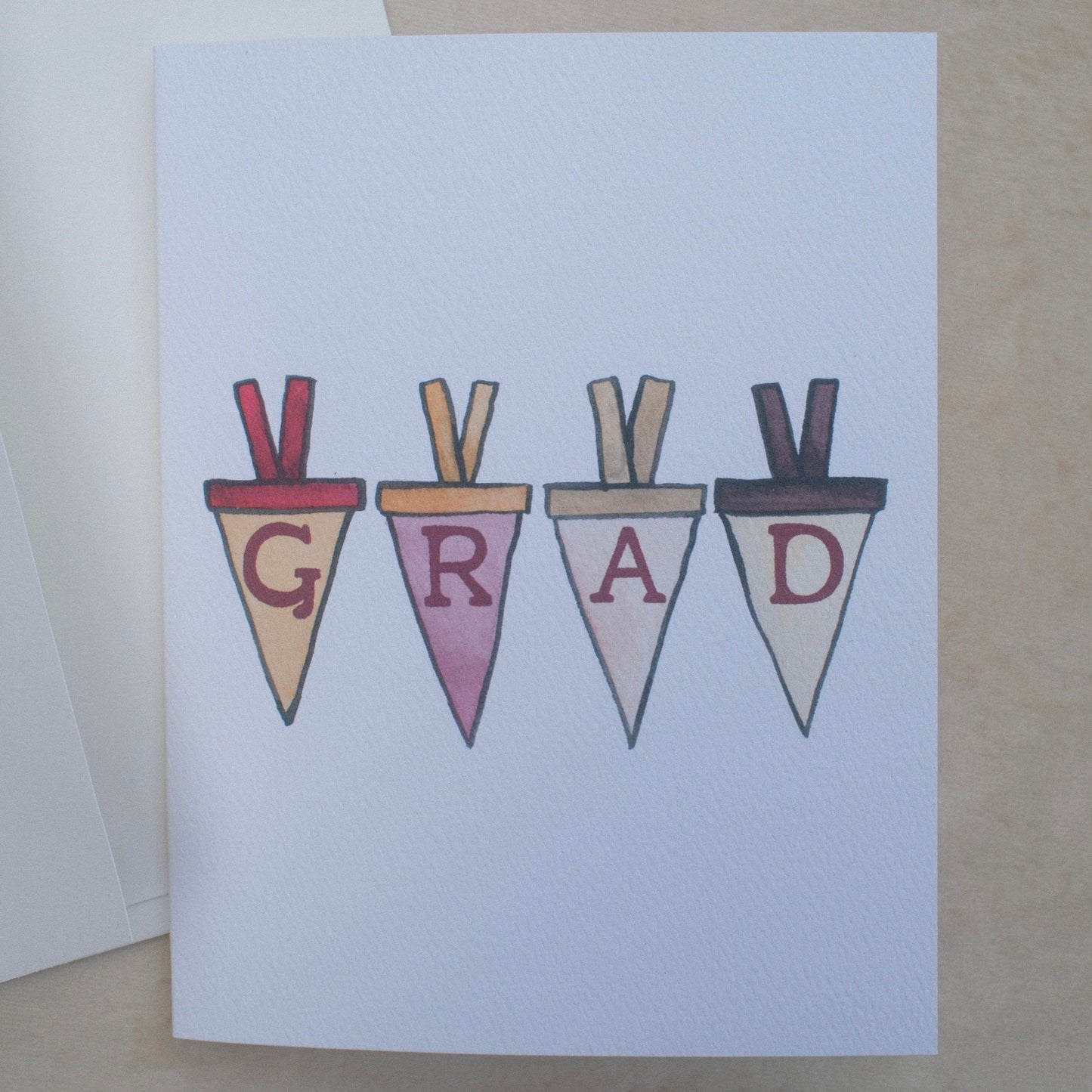 "GRAD" FSU Greeting Card
