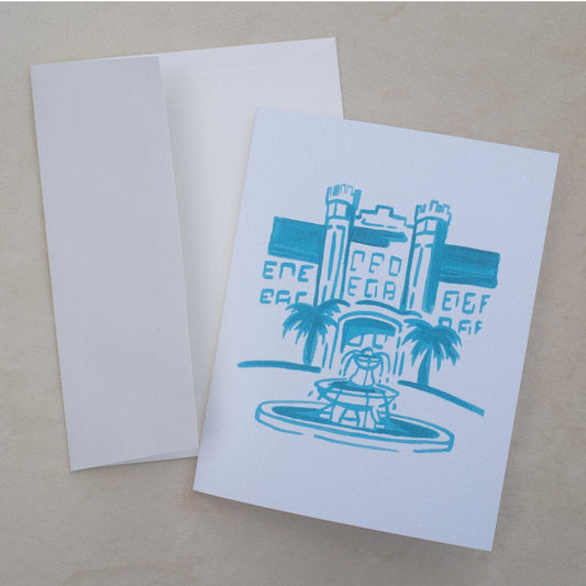 Westcott Fountain FSU Greeting Card