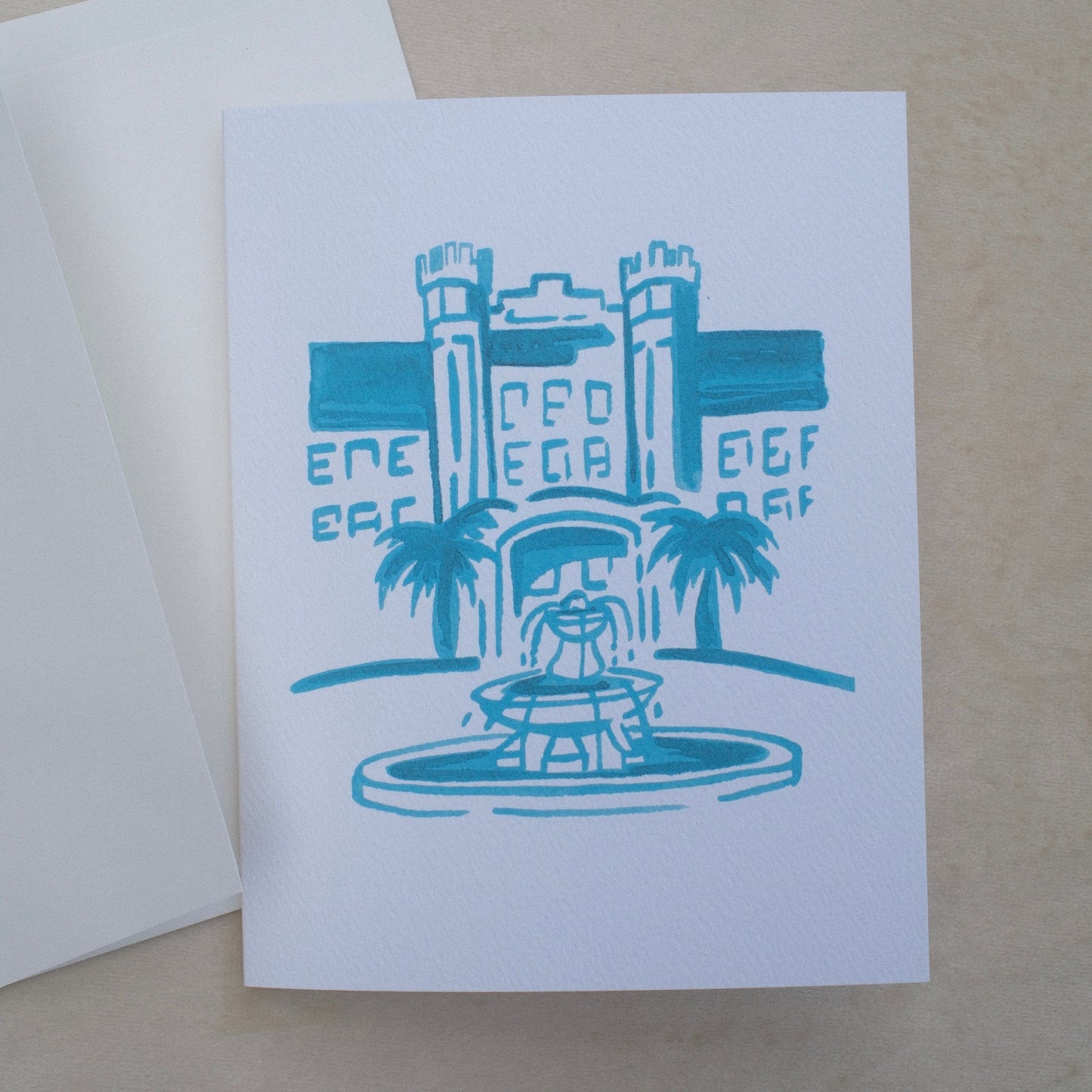 Westcott Fountain FSU Greeting Card