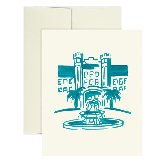 Westcott Fountain FSU Greeting Card