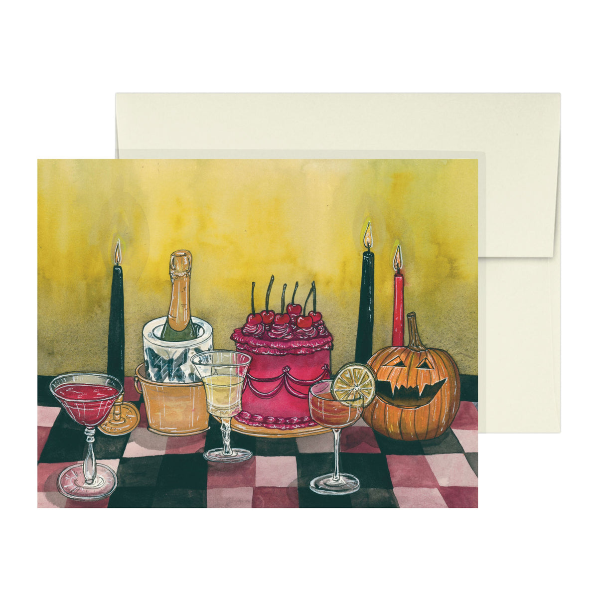 Halloween Soirée Greeting Card