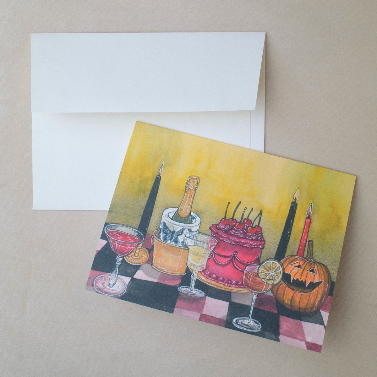 Halloween Soirée Greeting Card