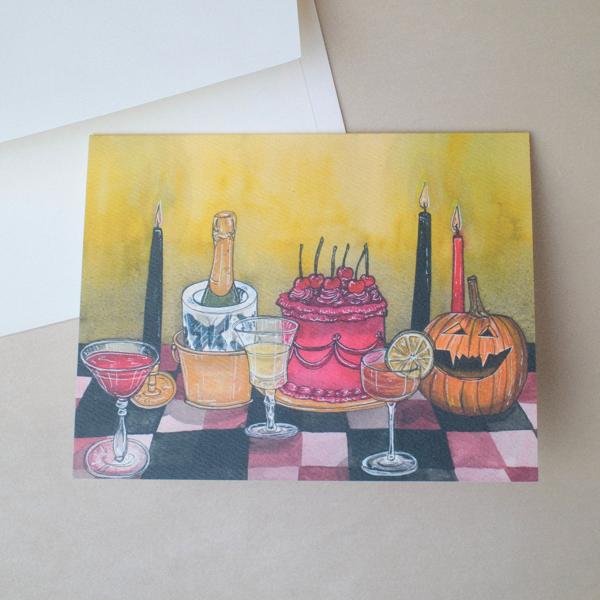 Halloween Soirée Greeting Card